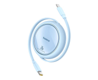 BASEUS Free2Pull Retractable Cable C to iP 20W 1m Blue P10364501311-00 - 1348110 - zdjęcie 2
